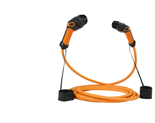 Type 2 To Type 2 EV Charger Adapter With 5m 10m Cable